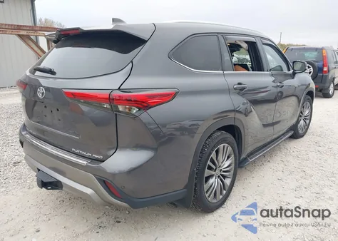 2022 Toyota Highlander Platinum from USA, damaged, VIN 5TDFZRBH8NS166228